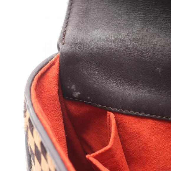 Louis Vuitton Lion Handbag Damier Sauvage Leather Brown - Picture 7 of 9